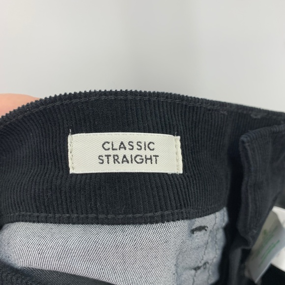 J. Crew High-Rise '90s Classic Straight Corduroy Pants in Black Sz 26 - Picture 6 of 13